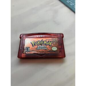 Pokemon: Ruby Version Nintendo Game Boy Advance GBA Authentic w/ New Battery